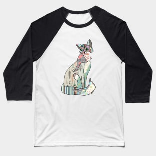 Katzenschönheit Baseball T-Shirt